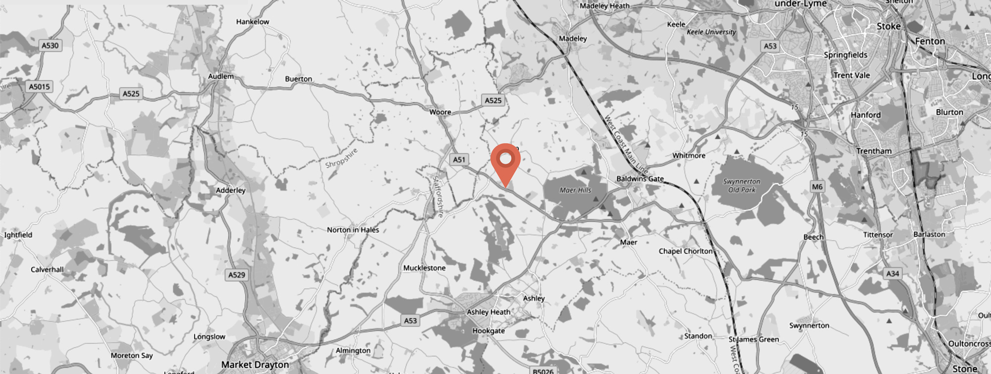 map dorothy clive gardens map